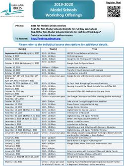 Model Schools Workshop Offerings - Eastern Suffolk BOCES