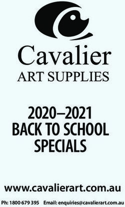 Cavalier Cavalier BACK TO SCHOOL SPECIALS 2020-2021 - Cavalier Product ...