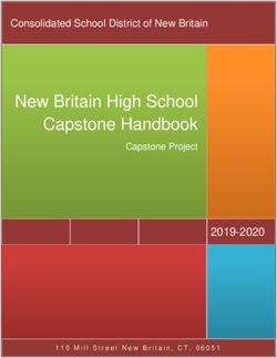 New Britain High School Capstone Handbook 2019-2020 - Consolidated ...