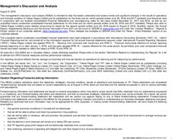 Management's Discussion and Analysis - Yellow Pages