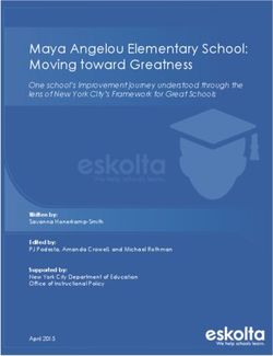 Maya Angelou Elementary School: Moving toward Greatness