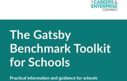 The Gatsby Benchmark Toolkit for Schools - Practical information and guidance for schools - Careers ...