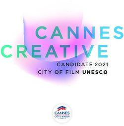 CANDIDATE 2021 CITY OF FILM UNESCO - Mairie de Cannes