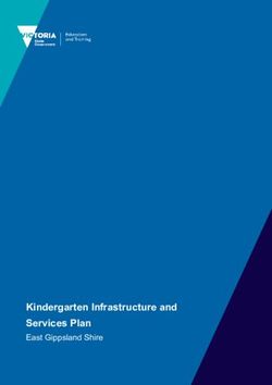 Kindergarten Infrastructure and Services Plan - East Gippsland Shire - Kindergarten Infrastructure and ...
