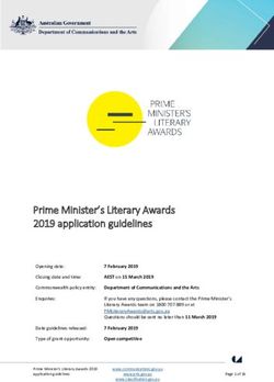 Prime Minister's Literary Awards 2019 application guidelines