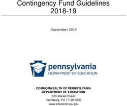 Contingency Fund Guidelines 2018-19 - Pennsylvania Department ...