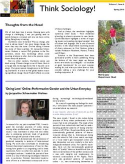 Think Sociology! - University of British Columbia