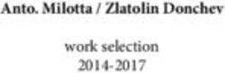 Anto. Milotta / Zlatolin Donchev - work selection 2014-2017