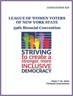 LEAGUE OF WOMEN VOTERS OF NEW YORK STATE - 59th Biennial Convention CONVENTION KIT - League of Women Voters of ...