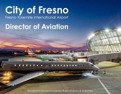 City of Fresno Director of Aviation - Fresno Yosemite International Airport