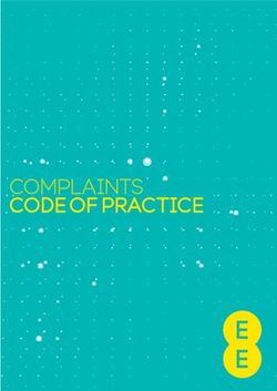 COMPLAINTS CODE OF PRACTICE - July 2021