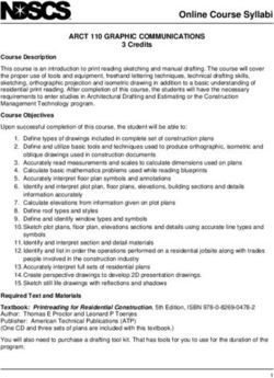 Online Course Syllabi - NDSCS