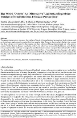 The Weird 'Others': An 'Alternative' Understanding of the Witches of Macbeth from Feminist Perspective