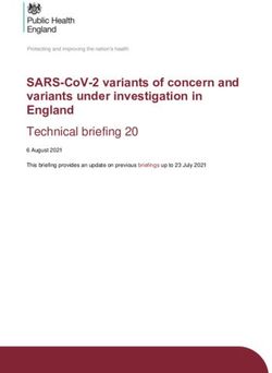 SARS-COV-2 VARIANTS OF CONCERN AND VARIANTS UNDER INVESTIGATION IN ENGLAND - TECHNICAL BRIEFING 20 - GOV.UK