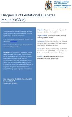 Diagnosis Of Gestational Diabetes Mellitus (GDM) - Ranzcog