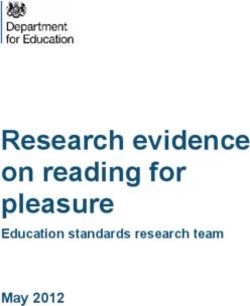 Research evidence on reading for pleasure - May 2012 Education standards research team