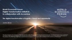 World Economic Forum Digital Transformation Initiative: In collaboration with Accenture