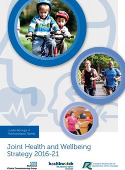 Joint Health and Wellbeing Strategy 2016-21 - London Borough of Richmond upon Thames - London ...