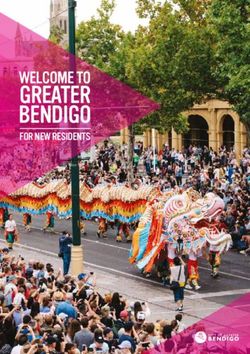 GREATER BENDIGO WELCOME TO - FOR NEW RESIDENTS