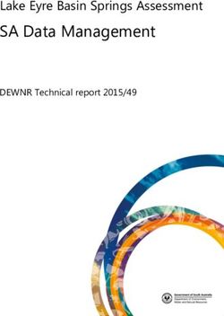 SA Data Management Lake Eyre Basin Springs Assessment - DEWNR Technical report 2015/49 - WaterConnect
