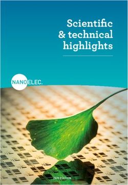 Scientific & technical highlights 1 - 2020 EDITION - IRT Nanoelec