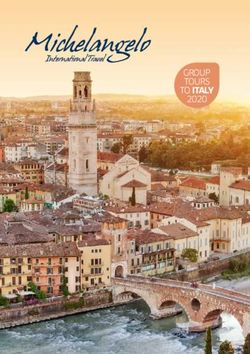 GROUP TOURS TO ITALY 2020 - WTM London