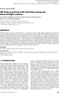 3D body scanning with hairstyle using one time-of-flight camera