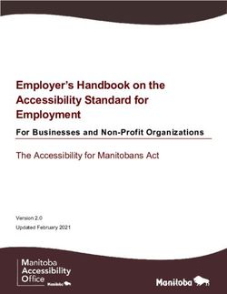 Employer's Handbook on the Accessibility Standard for Employment - For Businesses and Non-Profit Organizations The Accessibility for Manitobans ...
