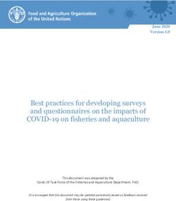 Best practices for developing surveys and questionnaires on the impacts of COVID-19 on fisheries and aquaculture