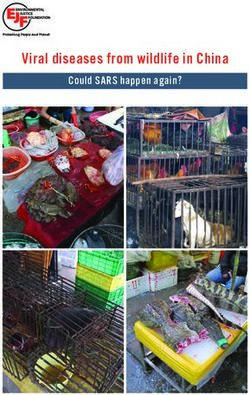 Viral diseases from wildlife in China - Could SARS happen again? - Environmental Justice ...