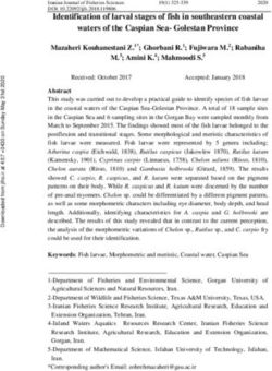 Identification of larval stages of fish in southeastern coastal waters of the Caspian Sea-Golestan Province