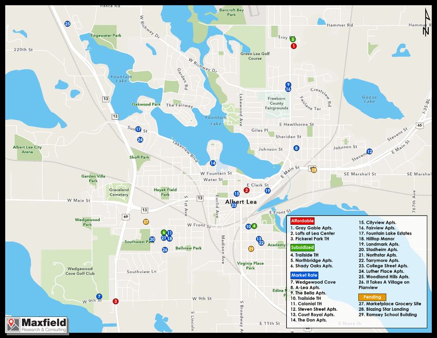 A Rental Housing Needs Analysis for the City of Albert Lea, Minnesota