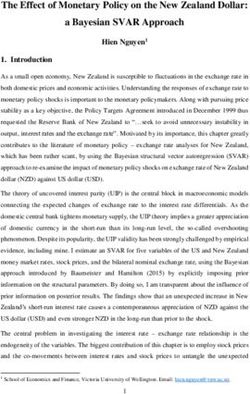 The Effect of Monetary Policy on the New Zealand Dollar: a Bayesian SVAR Approach - NZAE