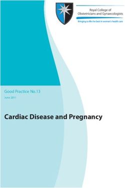 Cardiac Disease and Pregnancy - Good Practice No.13 June 2011 - RCOG