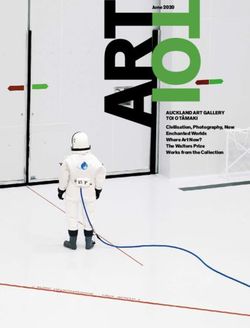 AUCKLAND ART GALLERY TOI O TĀMAKI - Civilisation, Photography, Now Enchanted Worlds Where Art Now? The Walters Prize Works from the Collection ...