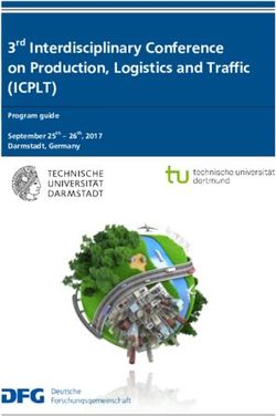 3rd Interdisciplinary Conference on Production, Logistics and Traffic - (ICPLT) Program guide - Unternehmensführung und ...