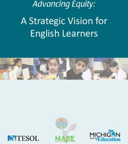 A Strategic Vision for English Learners - Advancing Equity