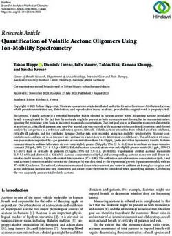 Quantification of Volatile Acetone Oligomers Using Ion-Mobility Spectrometry