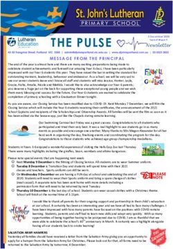 THE PULSE - St John's Lutheran Primary School