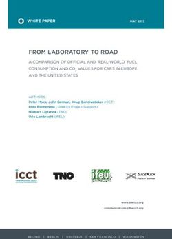 From laboratory to road - white pAper