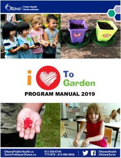 PROGRAM MANUAL 2019 - Ottawa Public Health