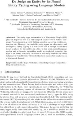 Do Judge an Entity by its Name! Entity Typing using Language Models - FIZ Karlsruhe