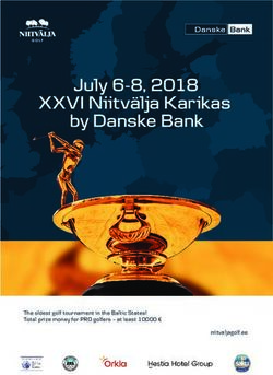 XXVI Niitvälja Karikas by Danske Bank - July 6-8, 2018 - The oldest golf tournament in the Baltic States! Total prize money for PRO golfers - at ...