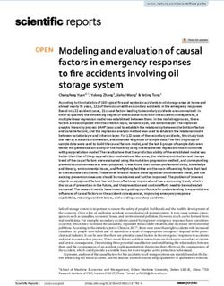 Modeling and evaluation of causal factors in emergency responses to fire accidents involving oil storage system