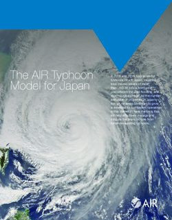 The AIR Typhoon Model for Japan - AIR Worldwide