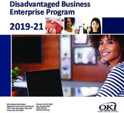 2019-21 Disadvantaged Business Enterprise Program - OKI Regional ...
