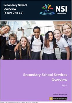 Secondary School Services Overview - Secondary School Overview (Years 7 to 12) - NSI Partnerships