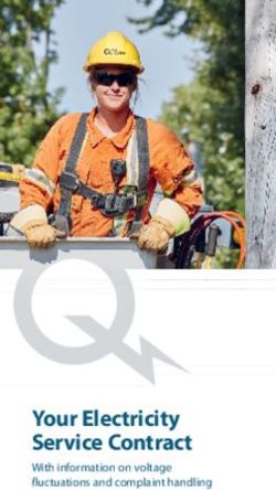 Your Electricity Service Contract - Hydro-Québec