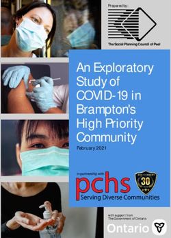 An Exploratory Study of COVID-19 in Brampton's High Priority Community - February 2021