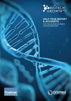 HALF YEAR REPORT & ACCOUNTS - Biotech Growth Trust